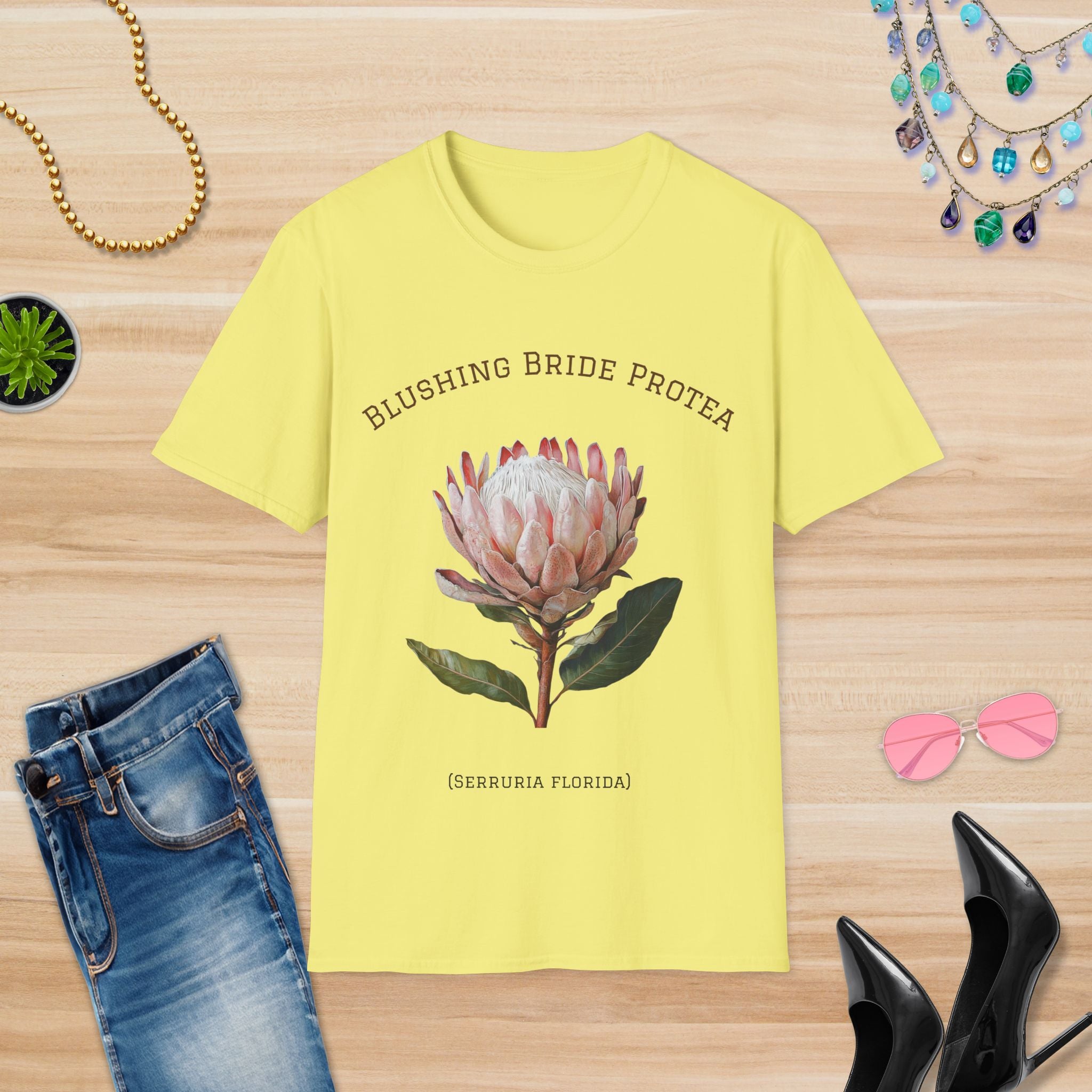Blushing Bride Protea: T-Shirt