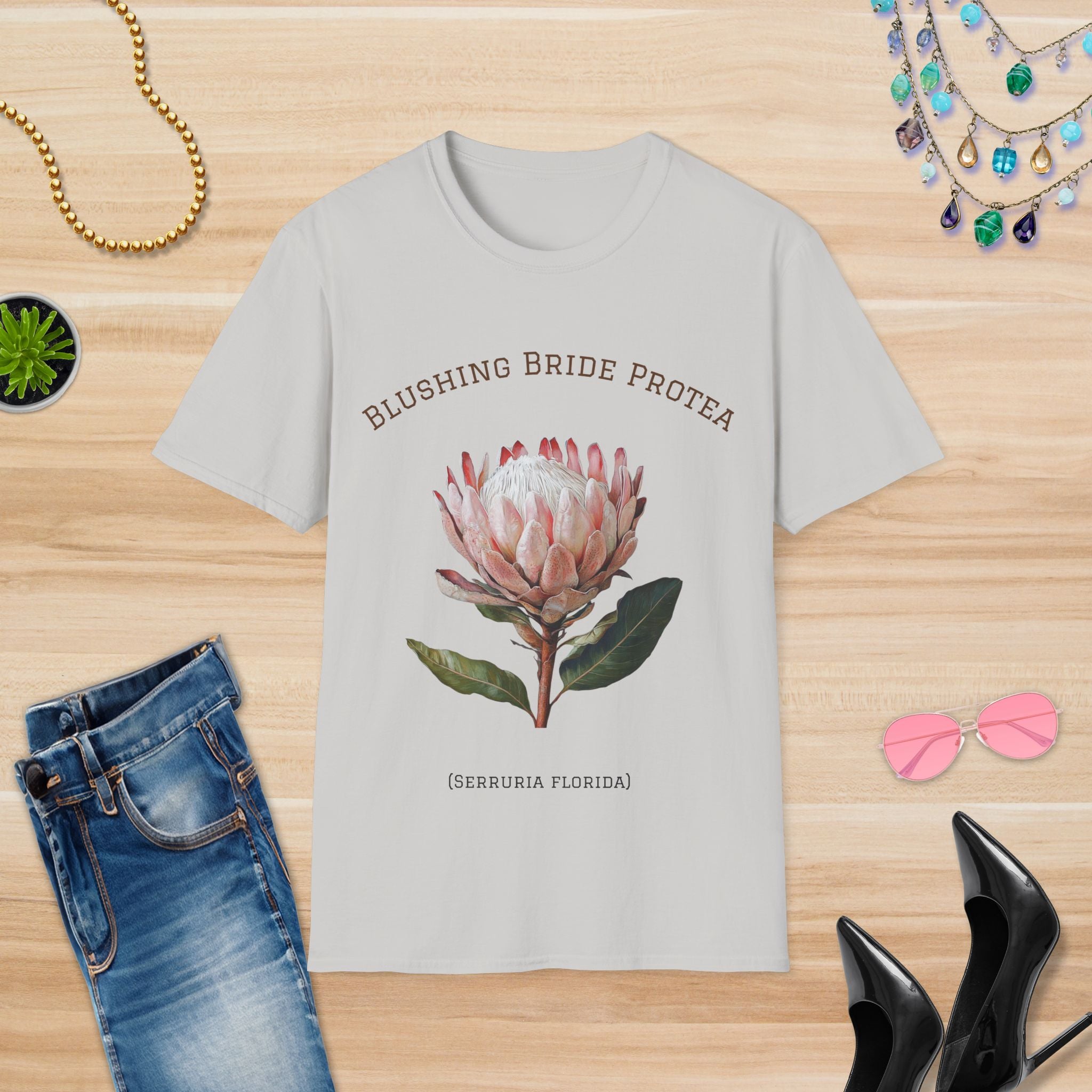 Blushing Bride Protea: T-Shirt