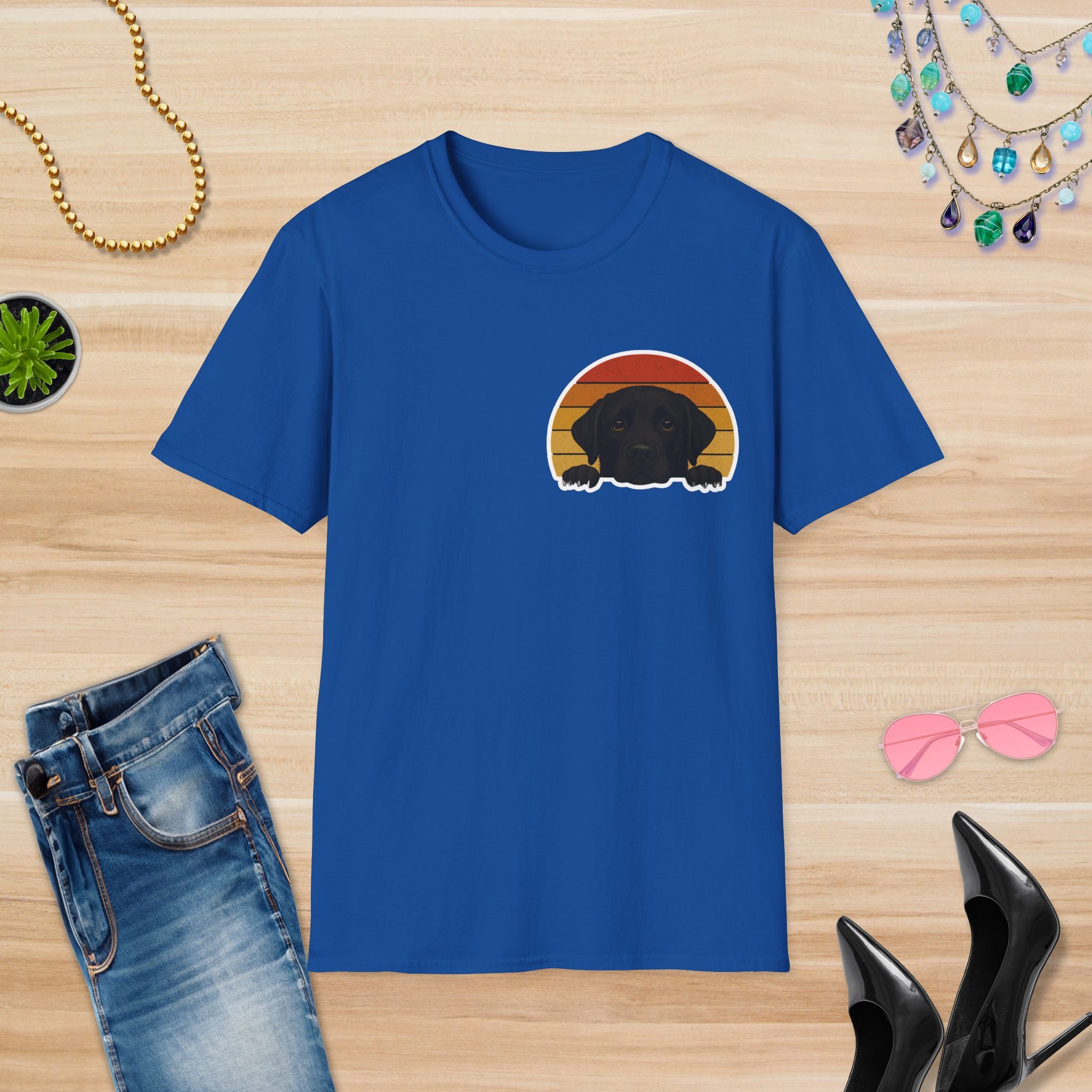 Sunset Puppy Dog: T-Shirt