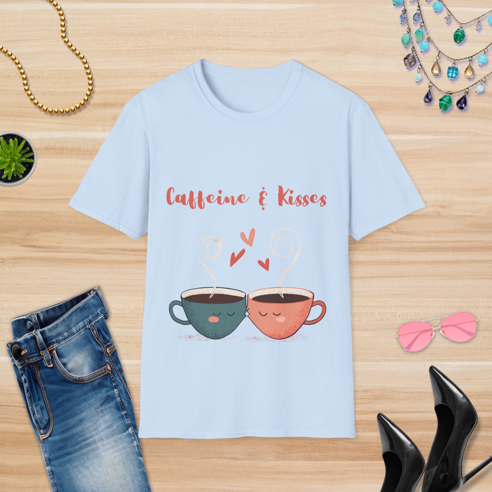Caffeine & Kisses T-Shirt