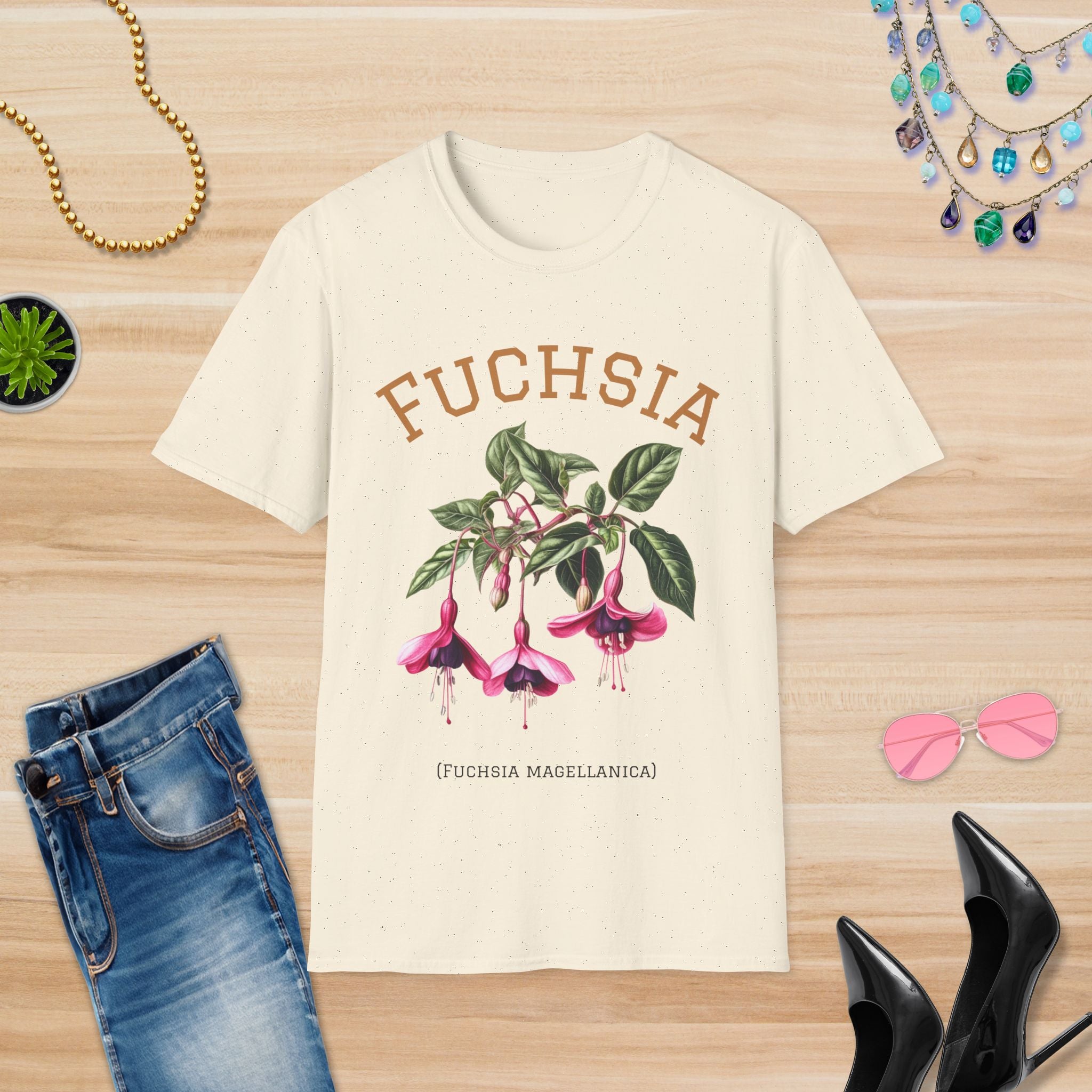 Botanical Fuchsia: T-Shirt