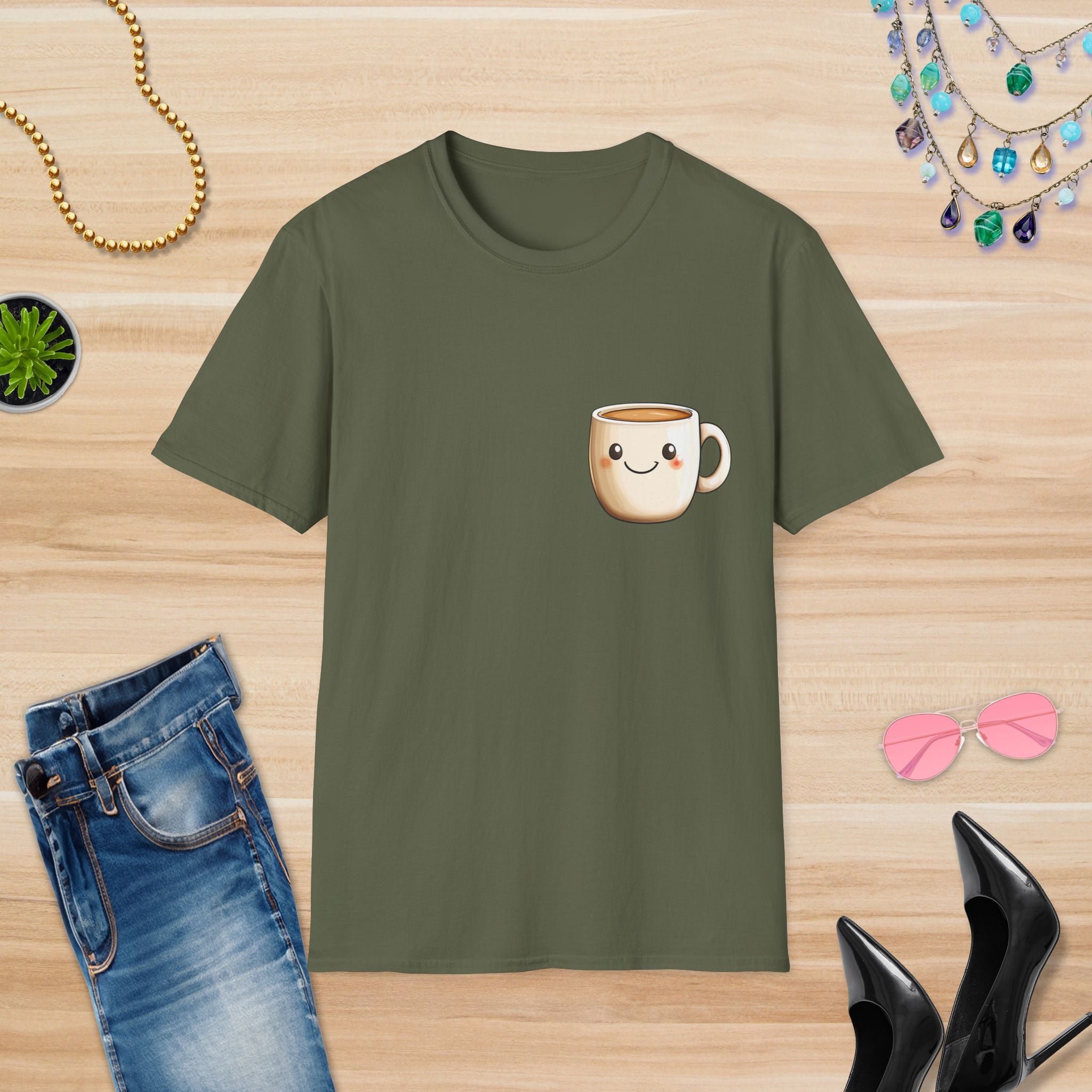 Cute Coffee Mug: T-Shirt