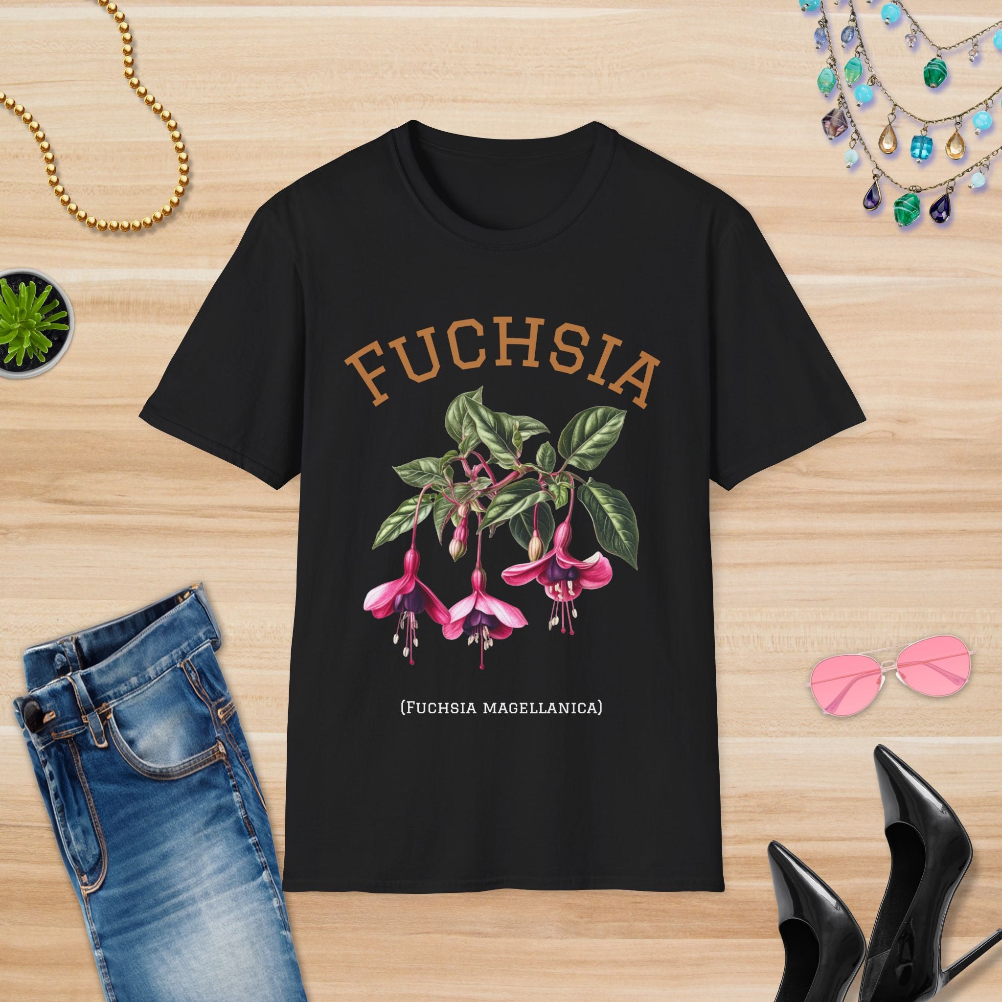 Botanical Fuchsia: T-Shirt