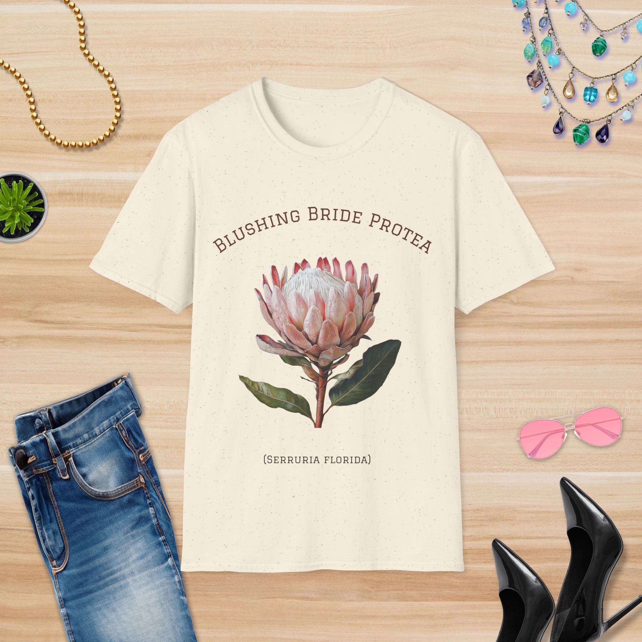 Blushing Bride Protea: T-Shirt