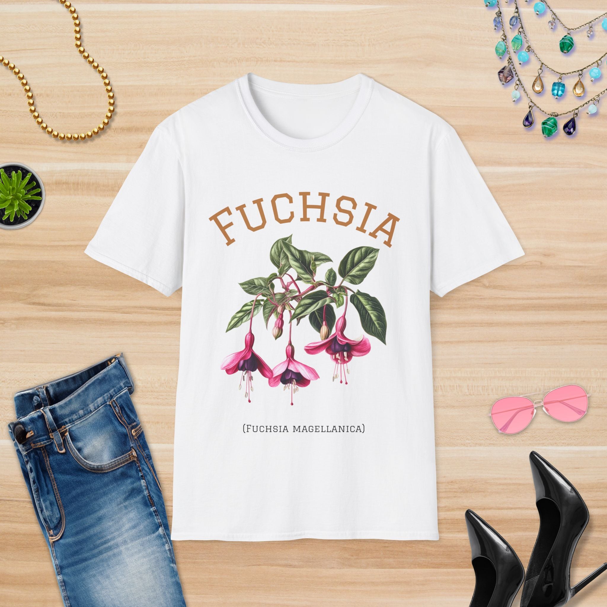 Botanical Fuchsia: T-Shirt