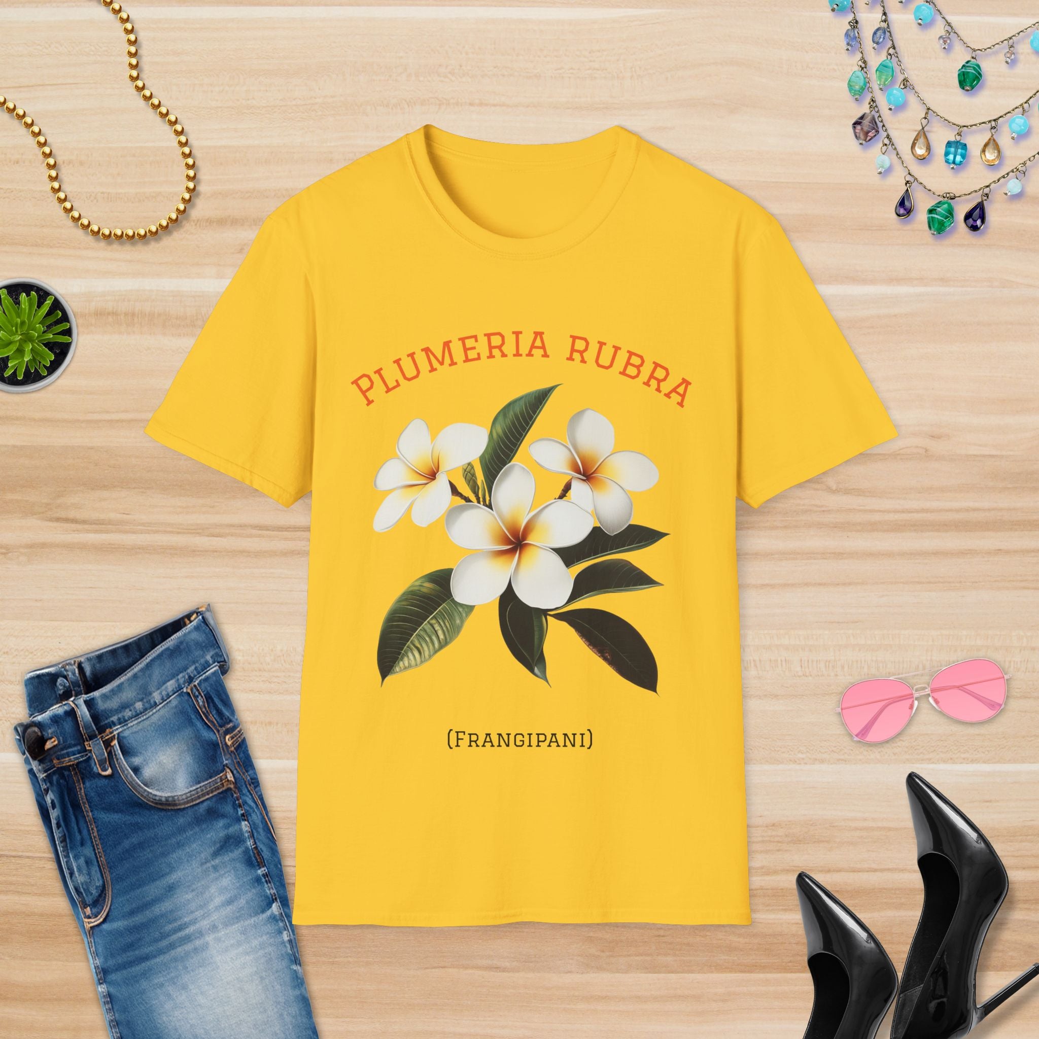 Floral Plumeria: T-Shirt