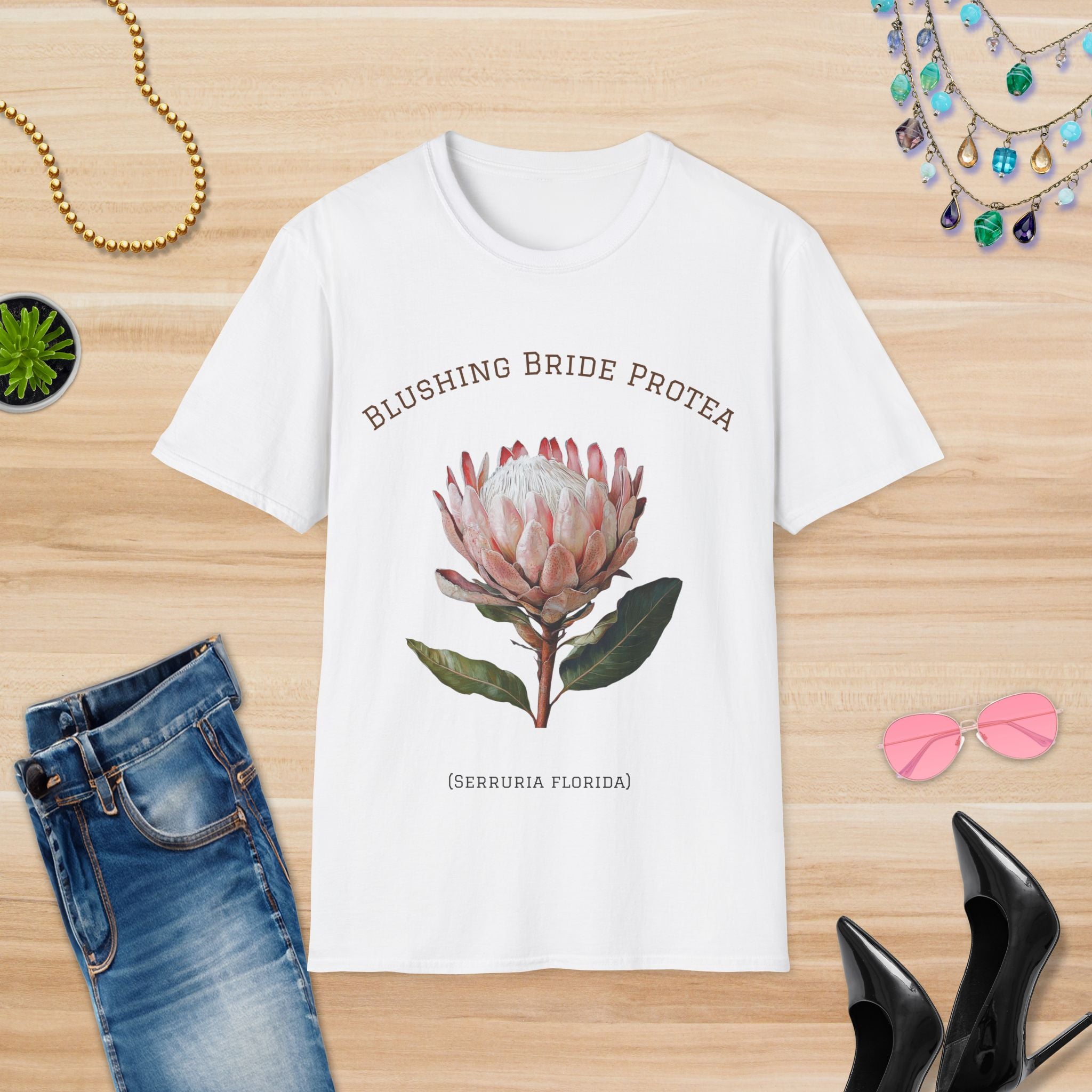 Blushing Bride Protea: T-Shirt