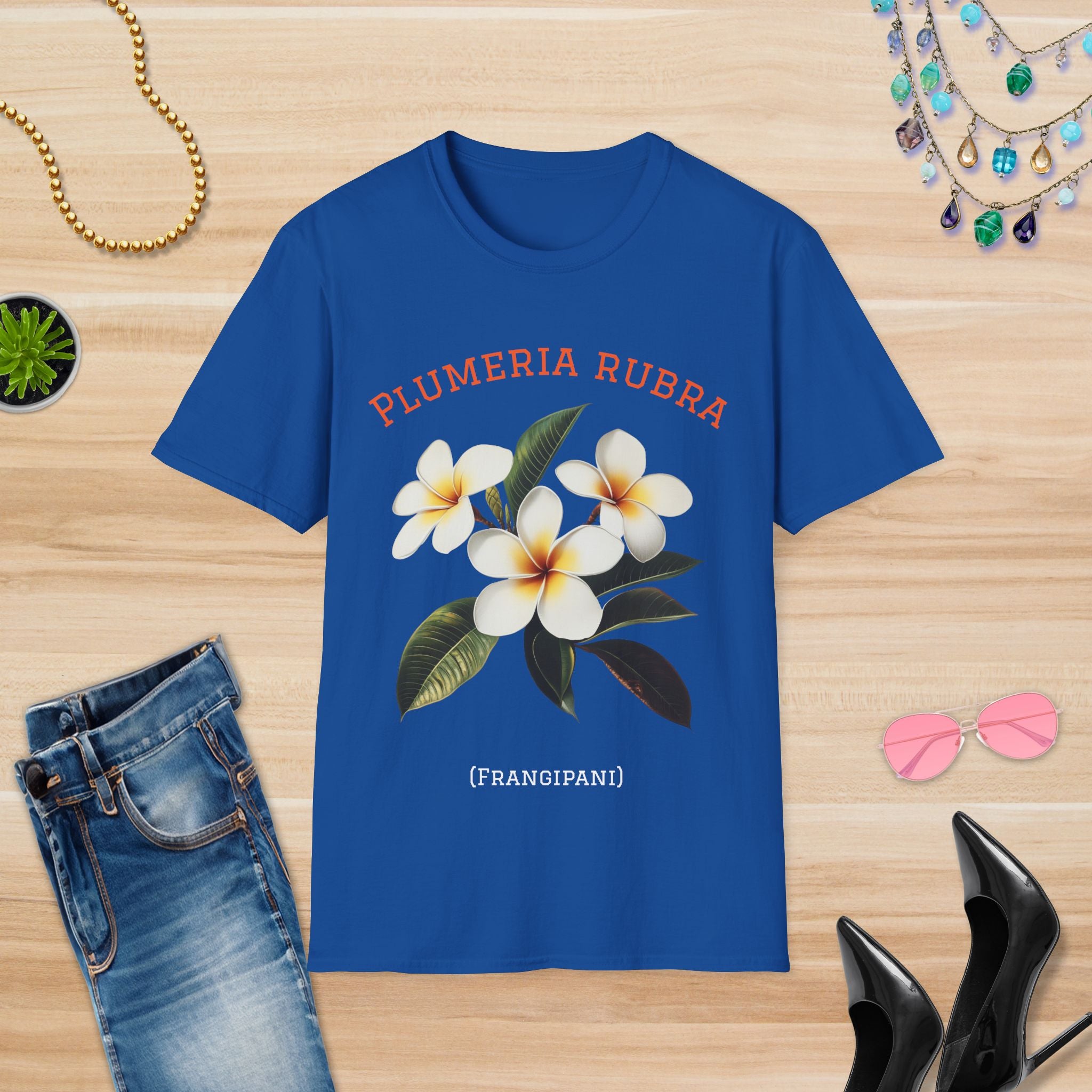 Floral Plumeria: T-Shirt