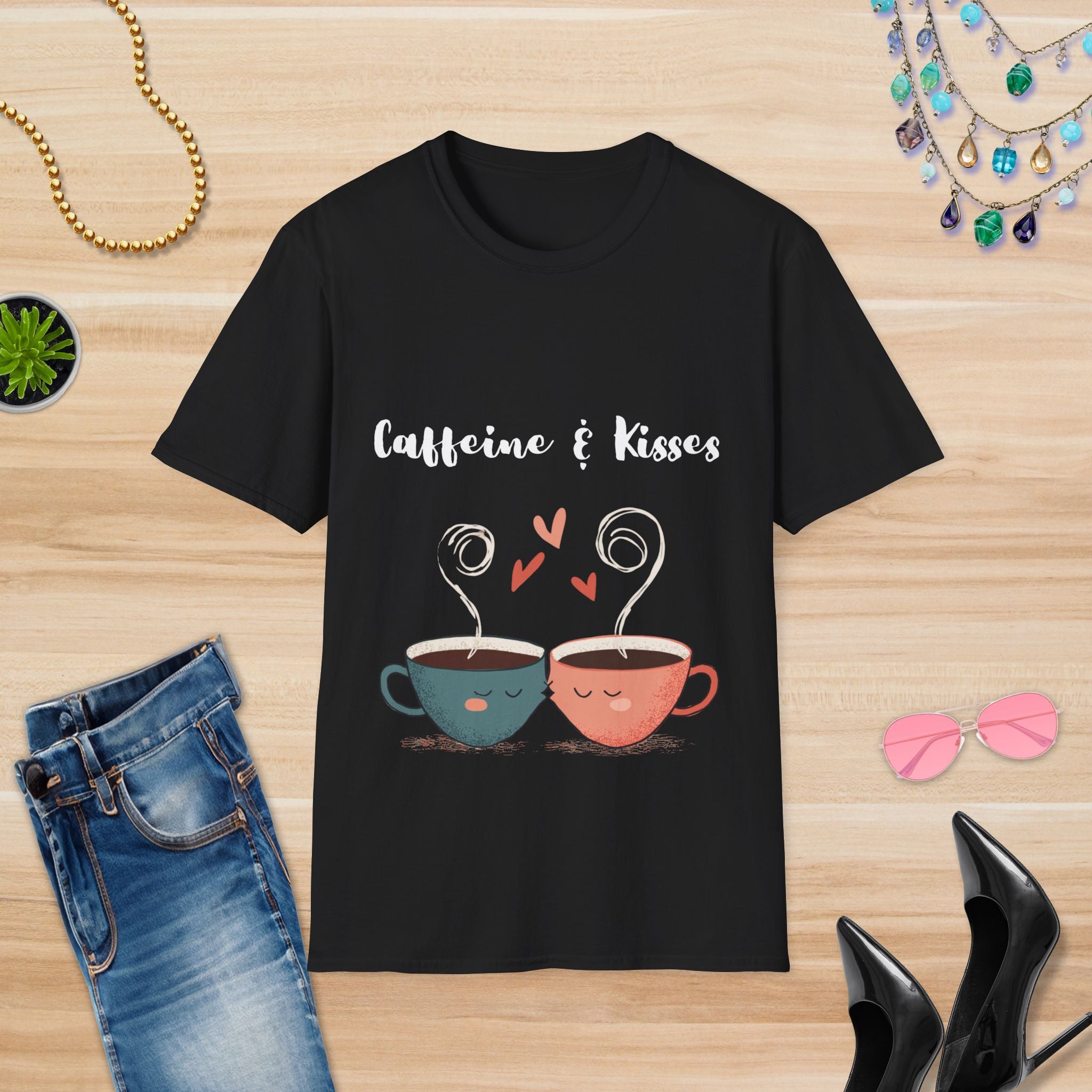 Caffeine & Kisses T-Shirt
