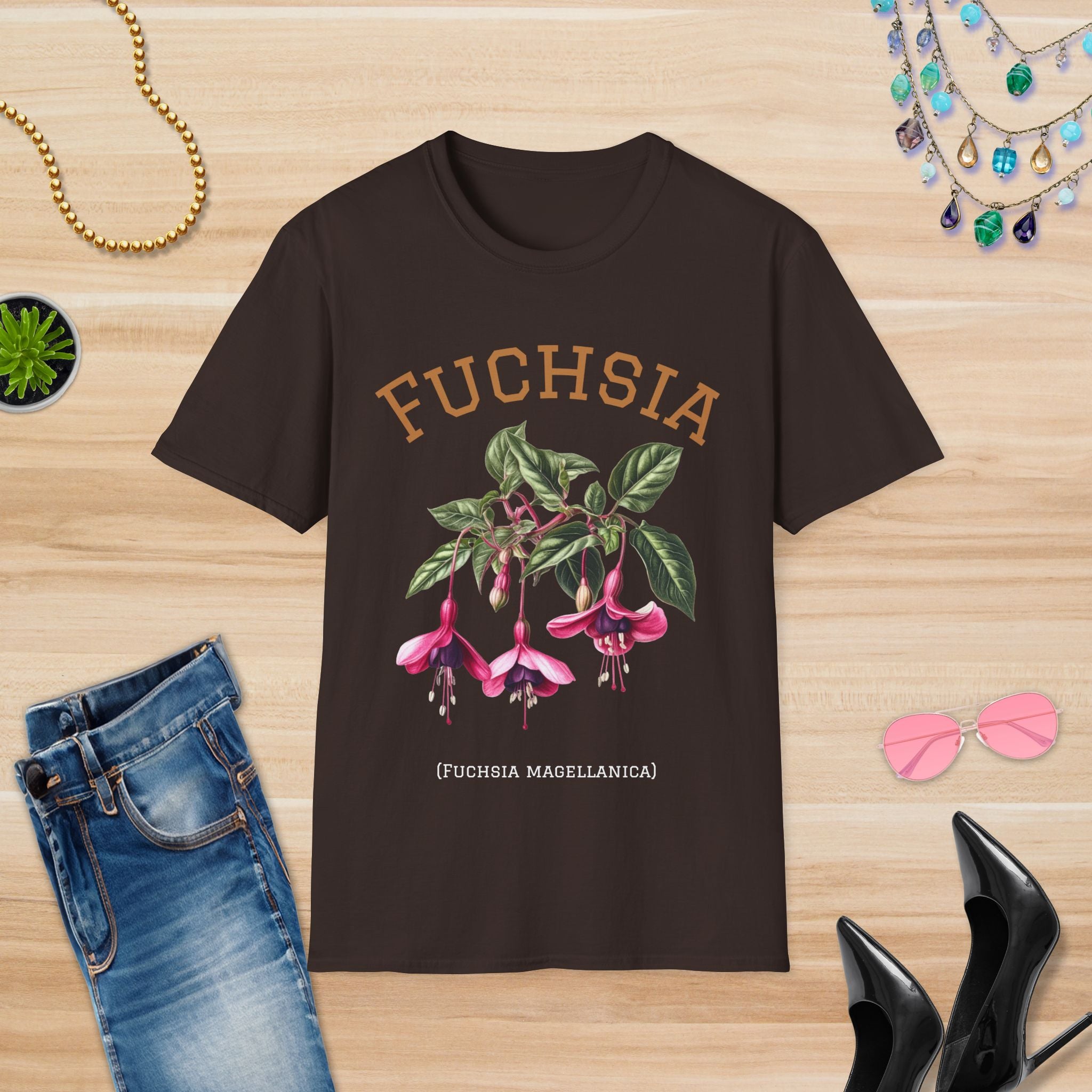 Botanical Fuchsia: T-Shirt
