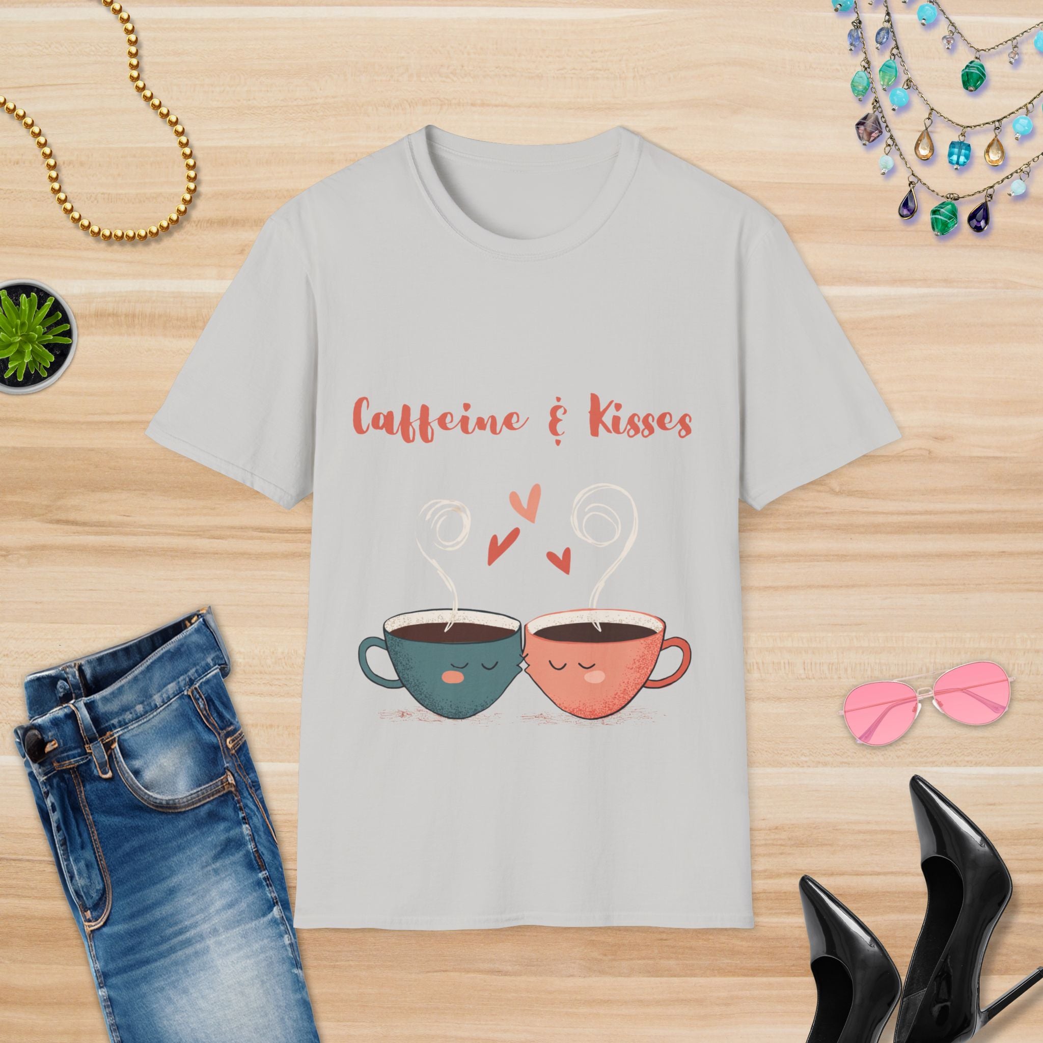 Caffeine & Kisses T-Shirt