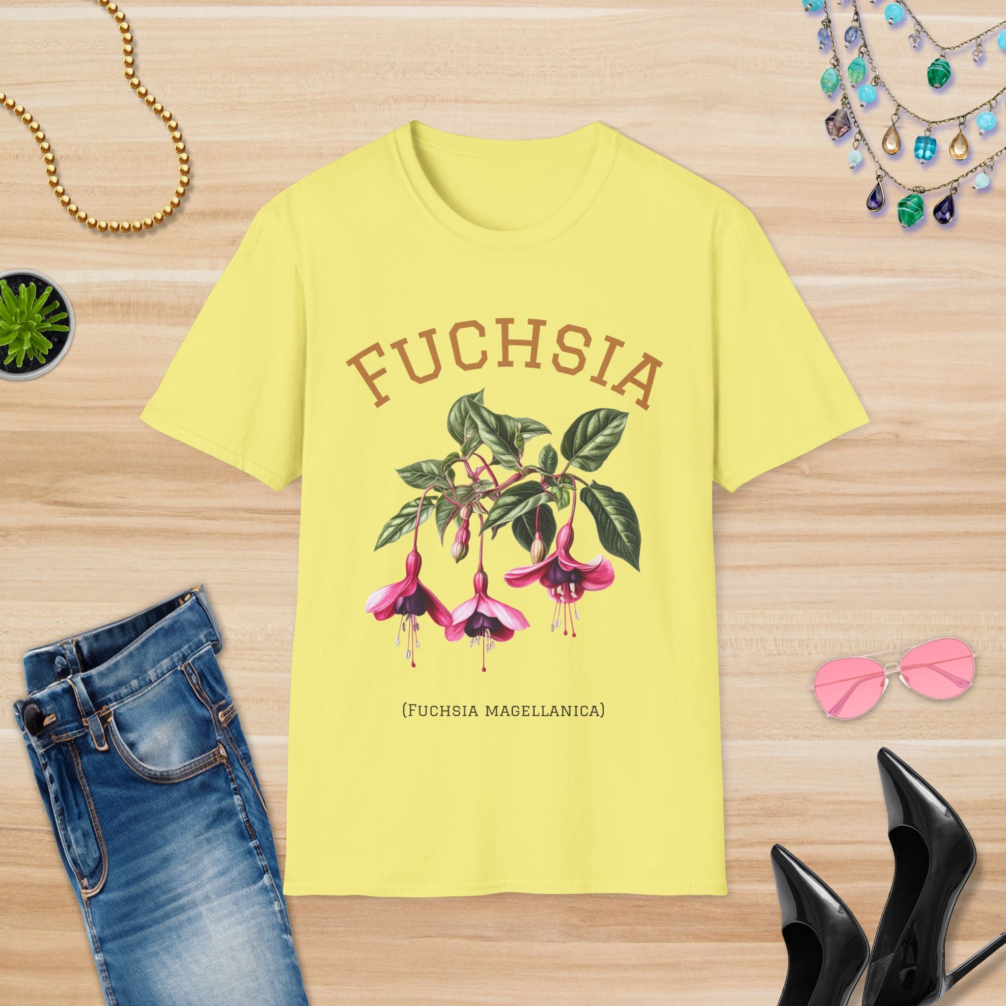 Botanical Fuchsia: T-Shirt