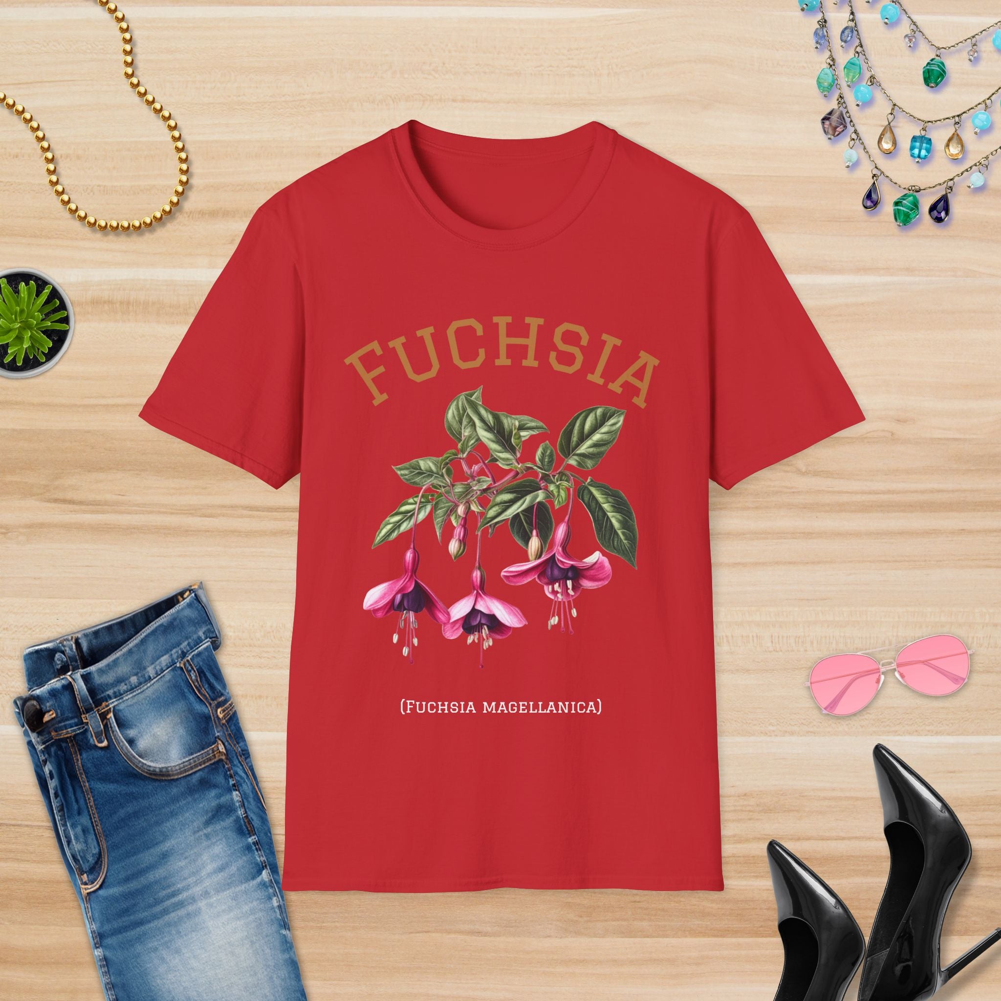 Botanical Fuchsia: T-Shirt